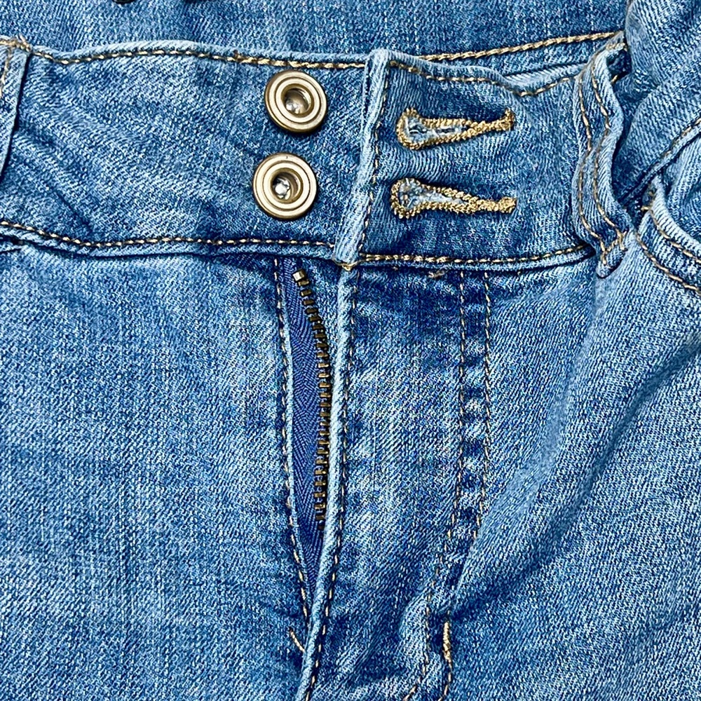 BCBGeneration Distressed Mid Rise Bootcut Jeans - Size 5/27 - Picture 2 of 8